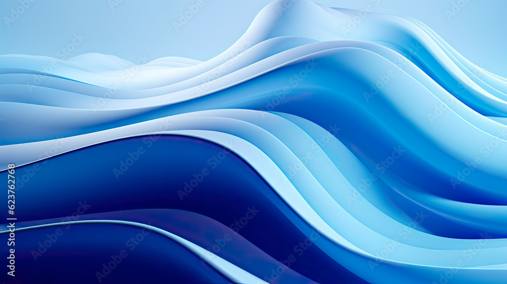 Fototapeta premium Digital Wave Background Set