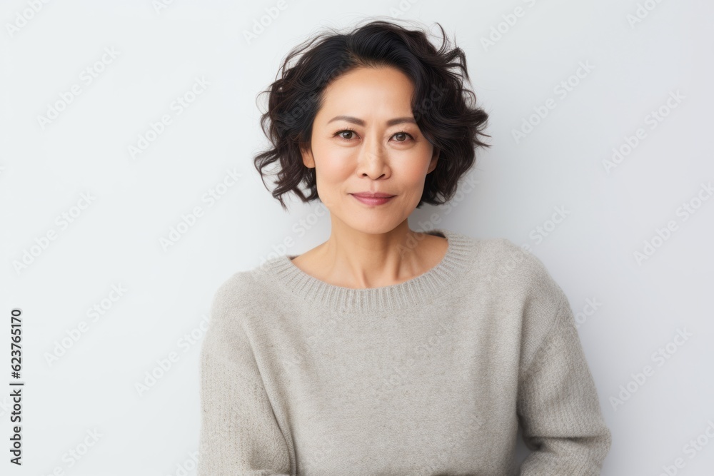 Portrait of beautiful asian woman looking at camera and smiling. Portrait of beautiful asian woman looking at camera and smiling.