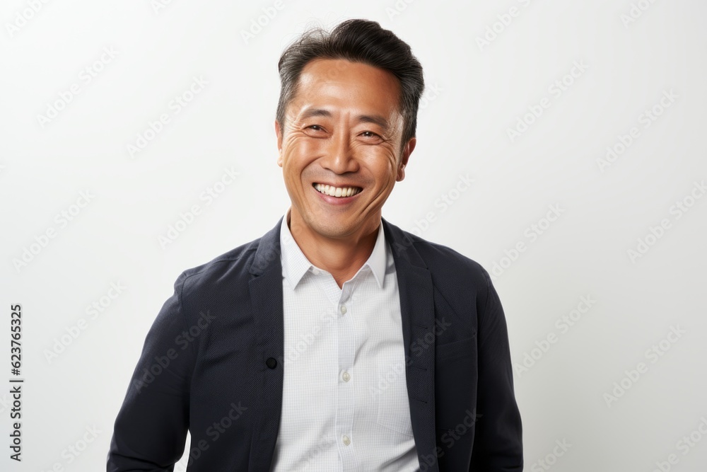 Portrait of a happy mature asian businessman smiling at camera. Portrait of a happy mature asian businessman smiling at camera.