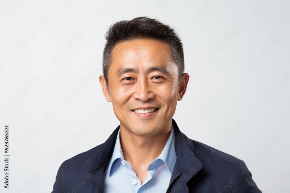 Portrait of happy asian business man looking at camera and smiling Portrait of happy asian business man looking at camera and smiling