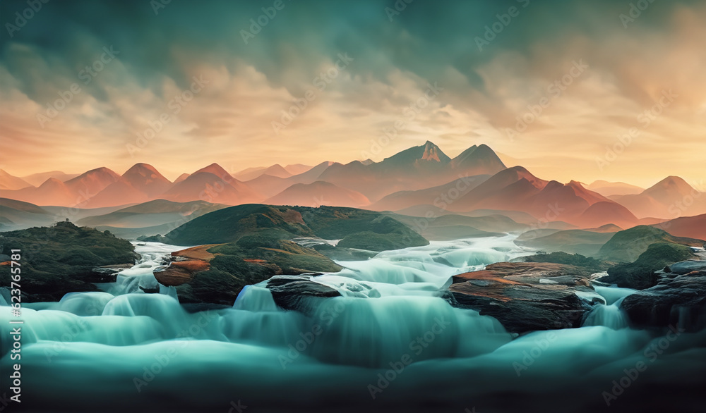 Majestic Landscapes: Breathtaking natural wonders with ultra-realistic wallpapers