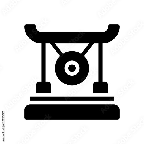 gong glyph icon
