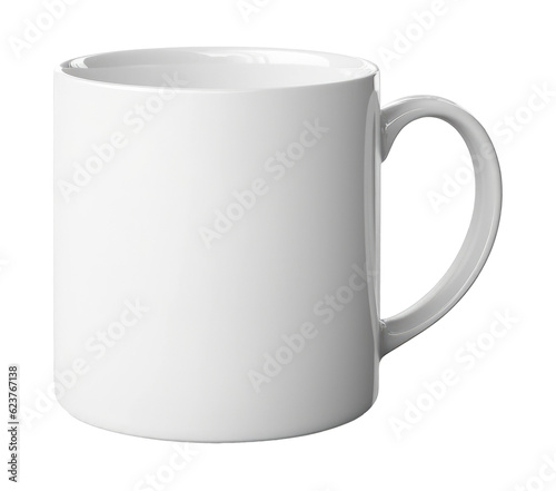 Mug For Mockup Isolated on Transparent Background - Generative AI

