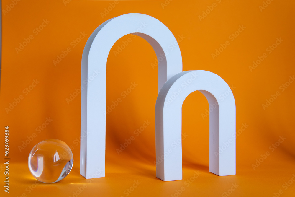 geometric abstract orange background with shapes for design. geometric abstract orange background with shapes for design.