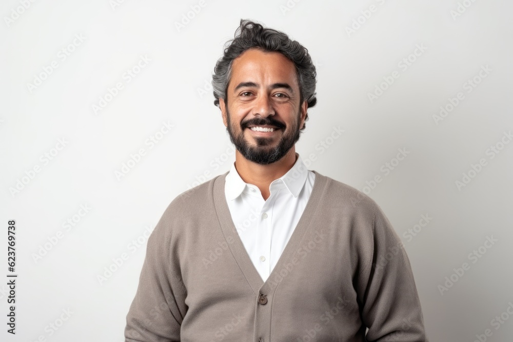 Portrait of a handsome Indian man smiling and looking at camera. Portrait of a handsome Indian man smiling and looking at camera.