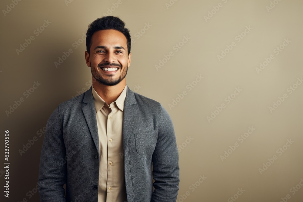 Portrait of a handsome young indian businessman smiling at camera. Portrait of a handsome young indian businessman smiling at camera.