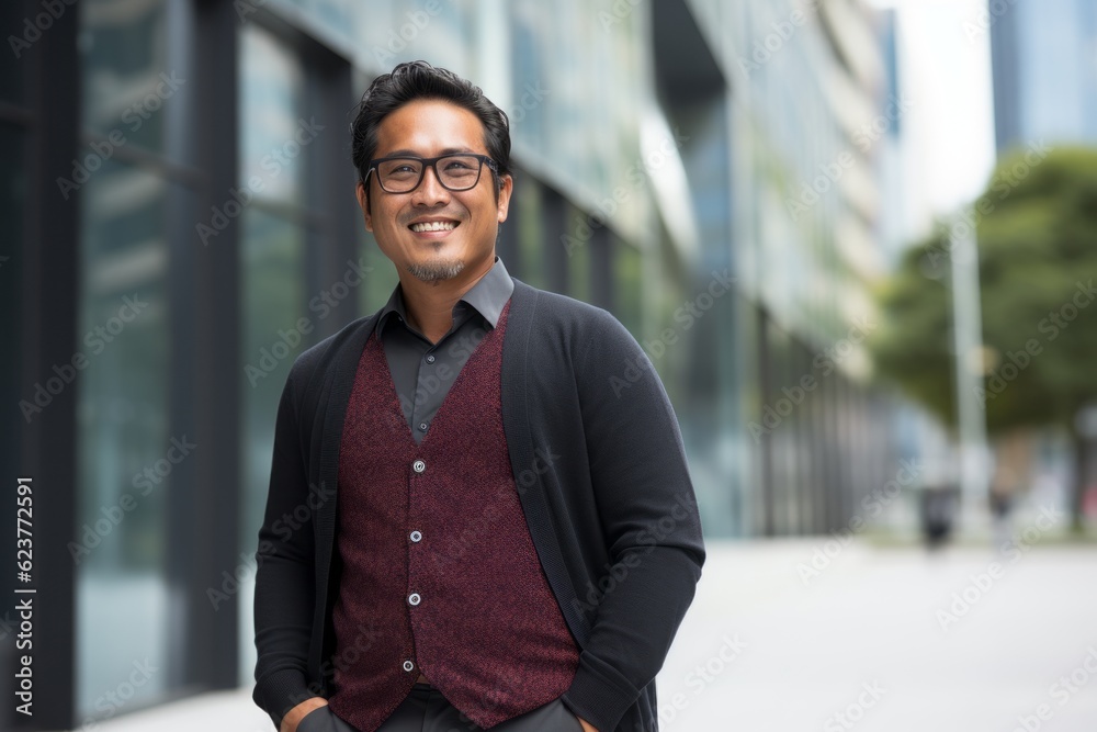 indian business man portrait in front of office building with arms crossed indian business man portrait in front of office building with arms crossed