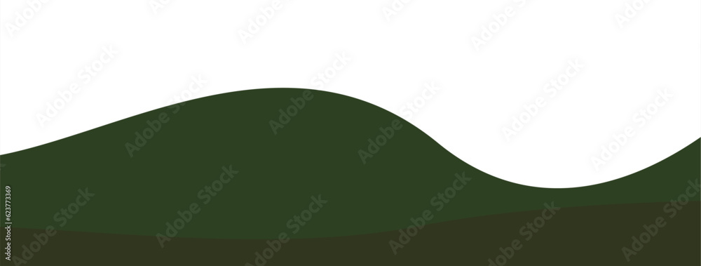 Obraz premium Minimalist vector background in green color pallete.