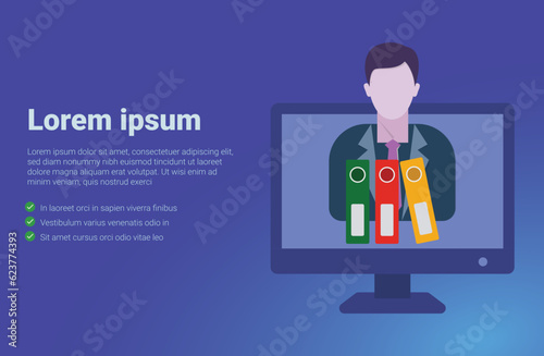 User Roles, vector illustration concept 