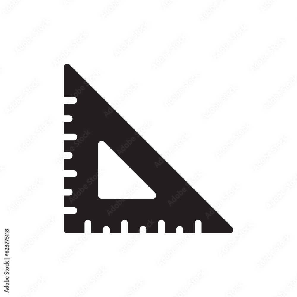 Ruler vector icon. Ruler flat sign design. Ruler distance symbol pictogram. UX UI scale icon Ruler vector icon. Ruler flat sign design. Ruler distance symbol pictogram. UX UI scale icon