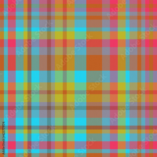 Plaid pattern tartan of background check texture with a textile fabric vector seamless.