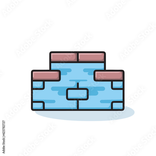 Vector of a pink bordered credit card illustration