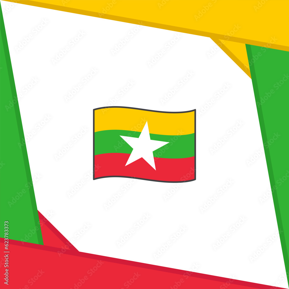Myanmar Flag Abstract Background Design Template. Myanmar Independence Day Banner Social Media Post. Myanmar Template Myanmar Flag Abstract Background Design Template. Myanmar Independence Day Banner Social Media Post. Myanmar Template