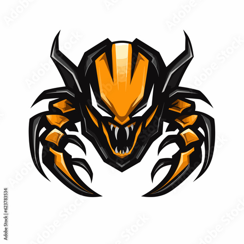 Esport vector logo scorpion, scorpion icon, scorpion head, vector, sticker