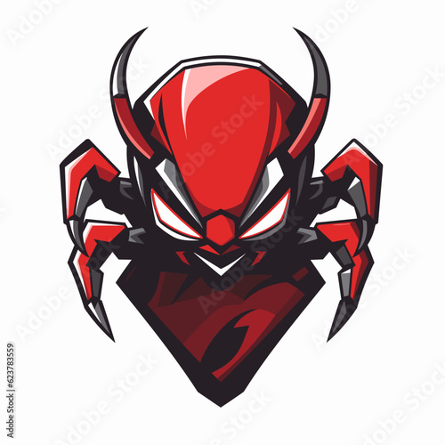 Esport vector logo ant, ant icon, ant head, vector, sticker