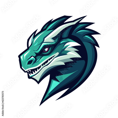 Esport vector logo lizard, lizard icon, lizard head, vector, sticker