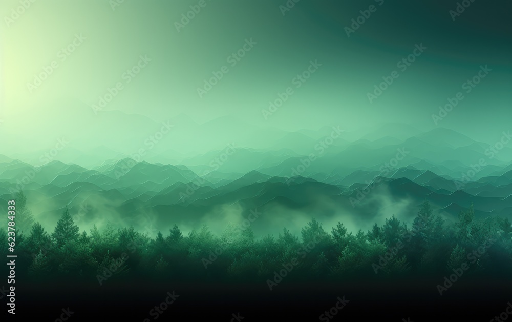 green background with blur