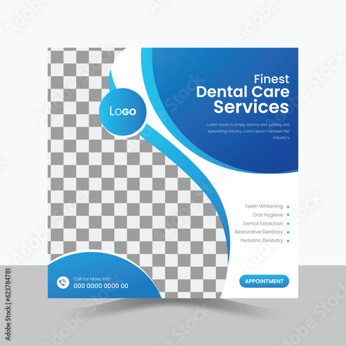 Medical, Hospital, Healthcare, Clinic Social Media Post Design.