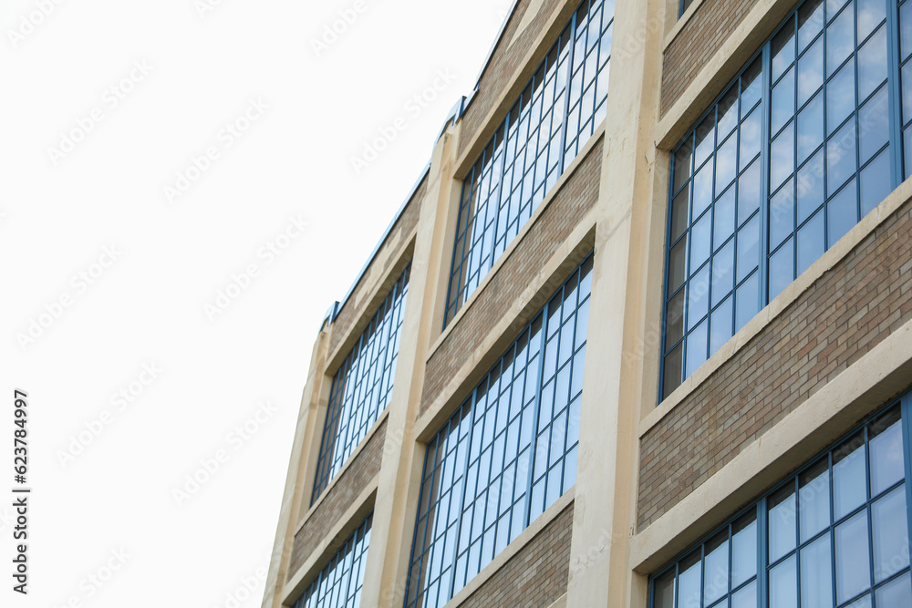 cityscape of a modern business complex, symbolizing urban prosperity, economic growth, and architectural innovation