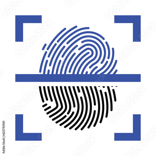 Fingerprint Scanning Icon