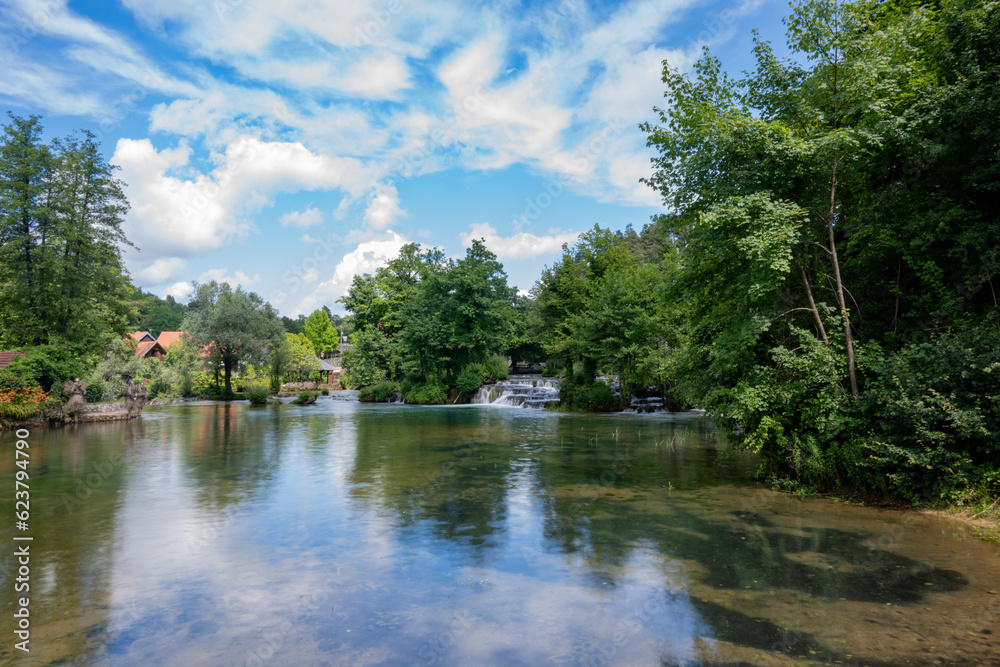 Small but beautiful waterfalls of Rastoke Small but beautiful waterfalls of Rastoke