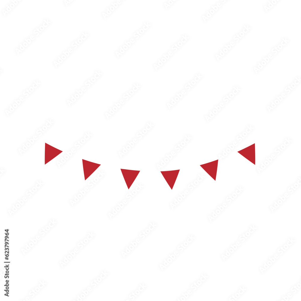 Red and white ribbon for Indonesian Independence Day celebration Red and white ribbon for Indonesian Independence Day celebration