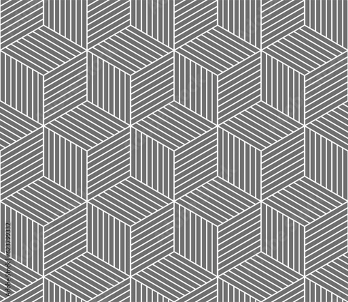 Seamless vector geometric pattern. Background vector illustration. Geometric grid pattern.