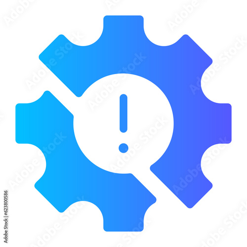 disruption gradient icon