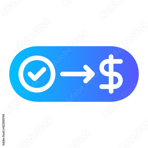 subscription gradient icon