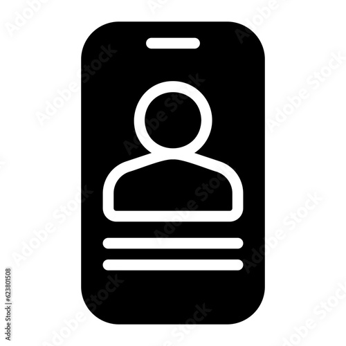 open enrollment glyph icon