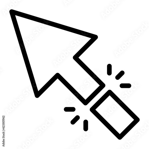 disruption line icon