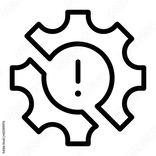 disruption line icon