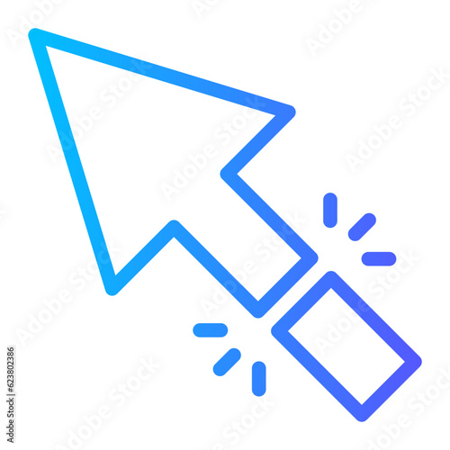 disruption gradient icon