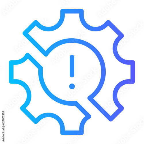 disruption gradient icon