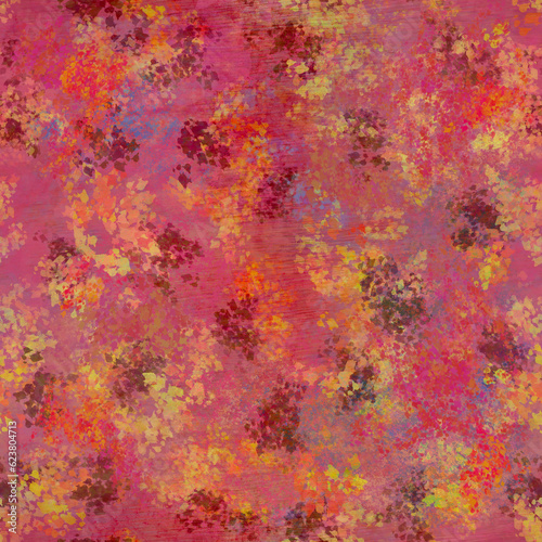 Abstract blur painted seamless texture in warm autumn natural colors