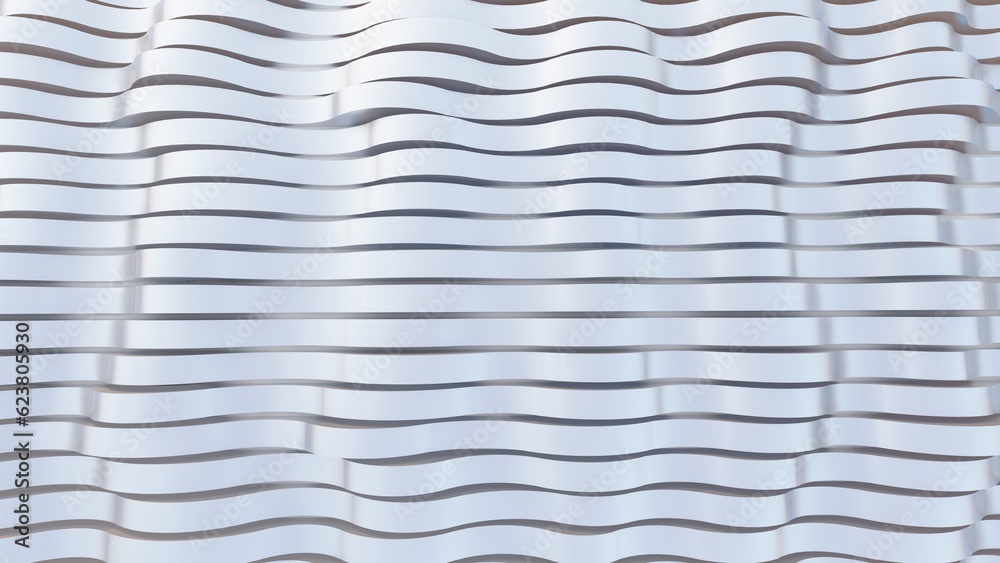 Abstract metallic background curved pattern in design 3d render Abstract metallic background curved pattern in design 3d render