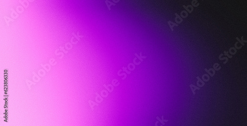 Pink magenta purple black grainy color gradient background, abstract dark banner design, noise texture