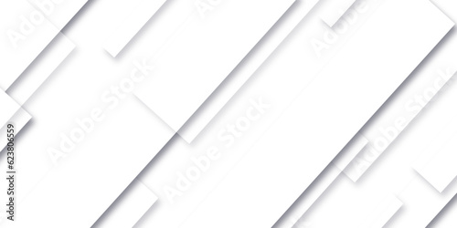 Abstract background with white paper vector  geometric line shape with white light grey modern seamless business technology concept geometric background.Space design concept.
