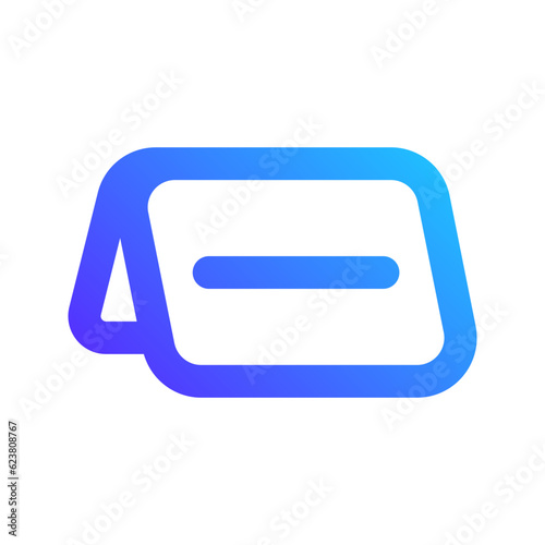 reserved gradient icon