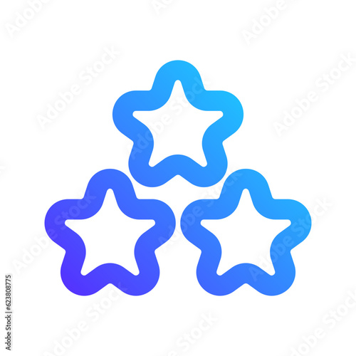 review gradient icon