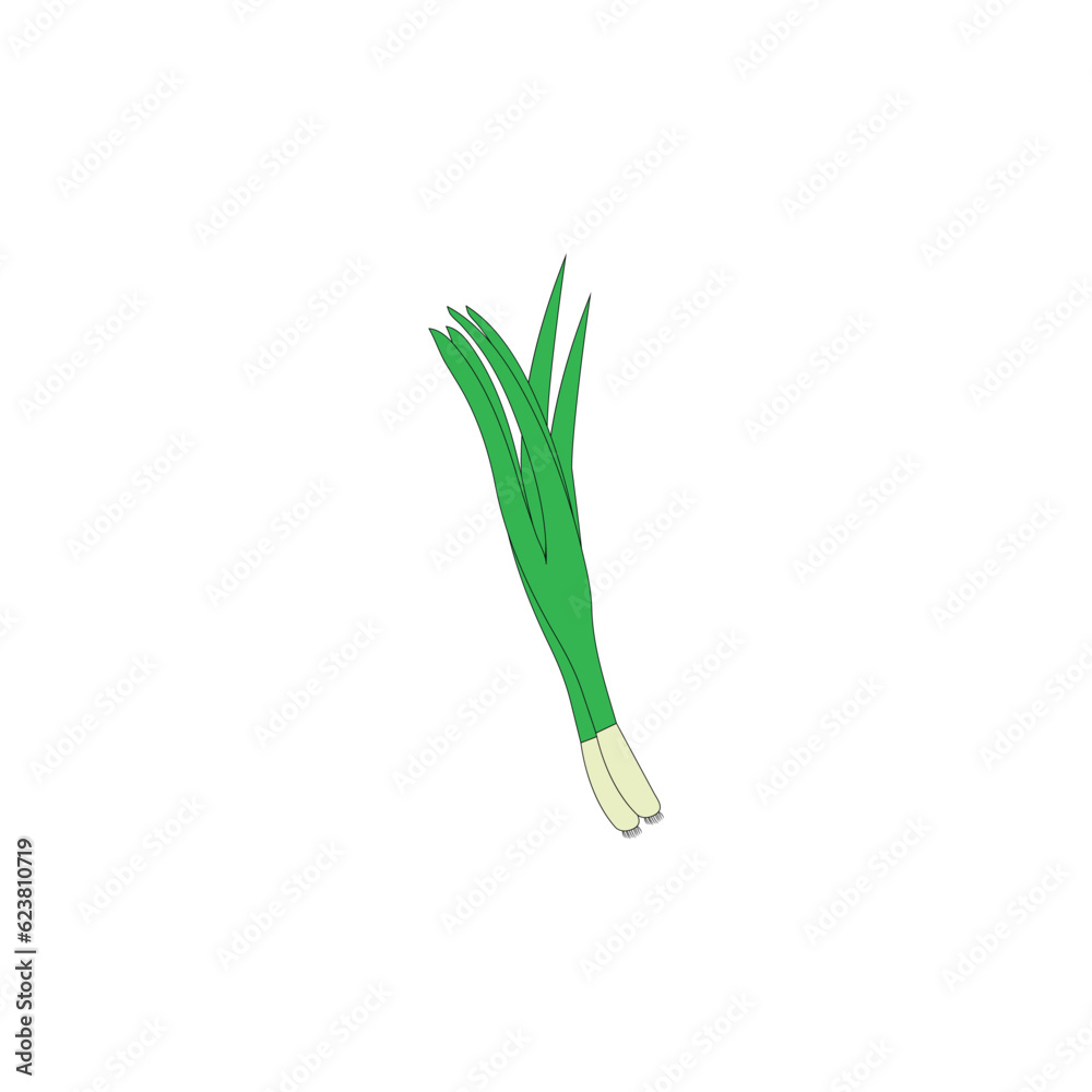 leek isolated icon design vector leek isolated icon design vector