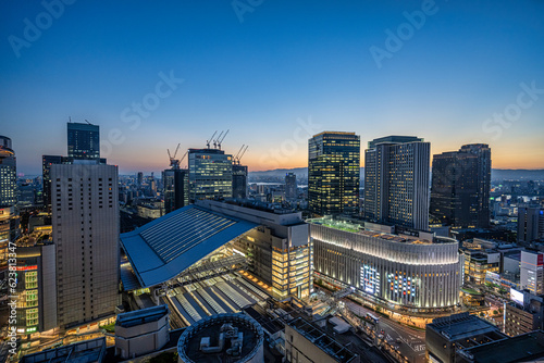 美しく輝く大阪の俯瞰写真 【大阪風景〜マジックアワー〜】