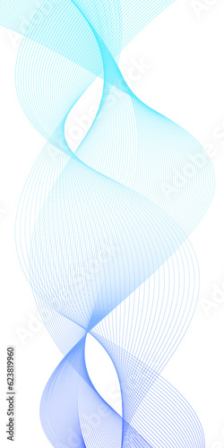 背景イラスト_ウェーブ_青