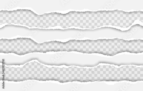 Vector torn paper. Torn paper edges png. Torn sheets of a notebook png. Torn sheets of the book or textbook png.