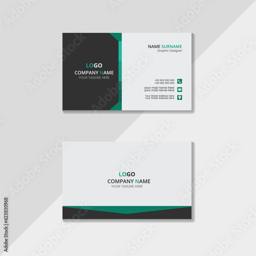 modern company business card template