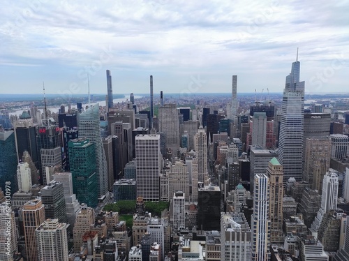 New-York, roof Top, vue sur Central Park © lescarexpat