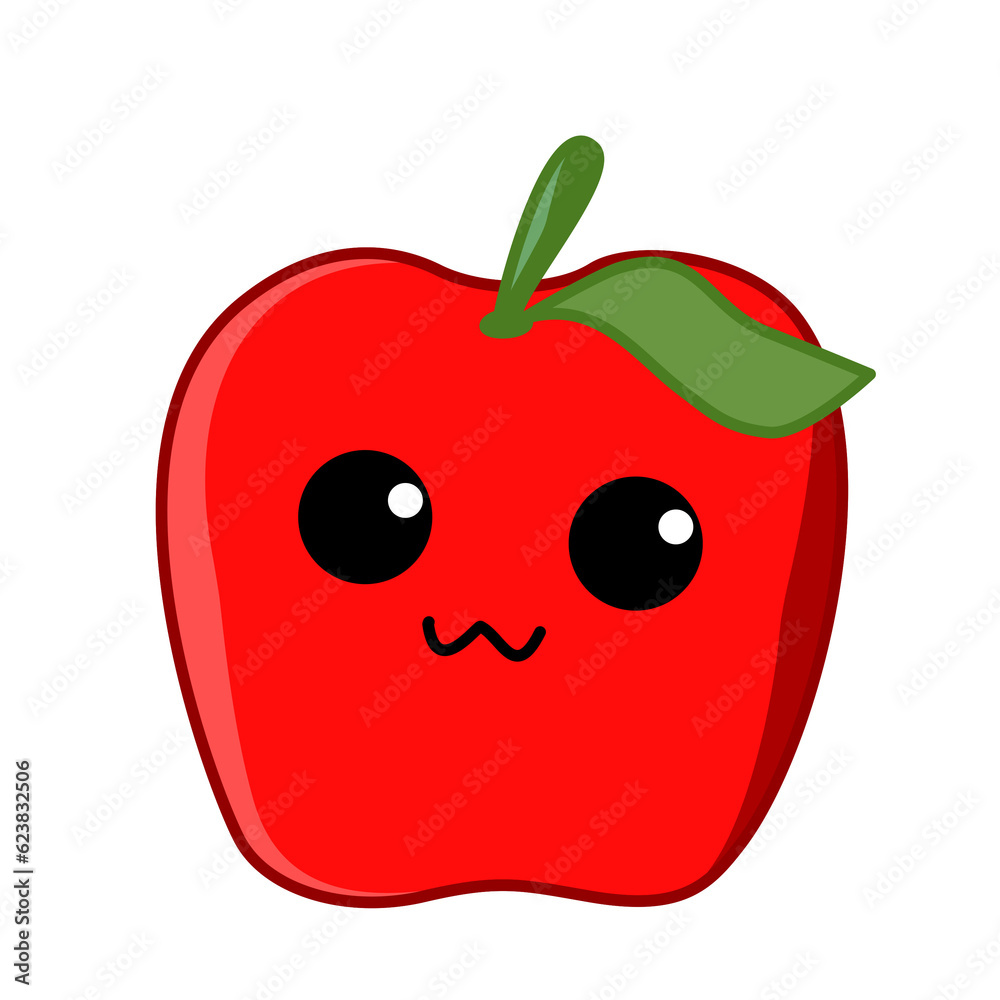 red apple cartoon red apple cartoon