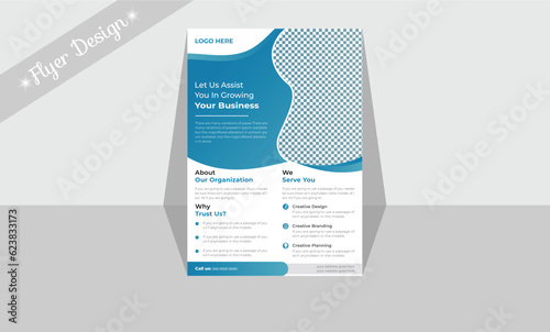 Flyer template for a corporate business 
