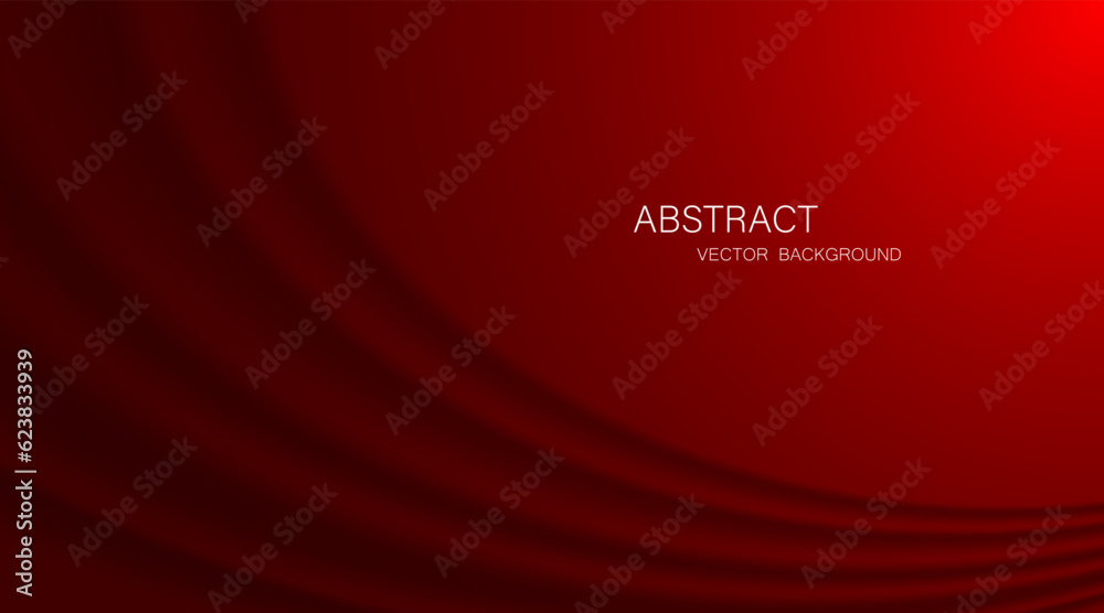 Abstract background, fabric waves or wavy lines, red silk or textiles for background. Elegant red background or dark wallpaper. Abstract background, fabric waves or wavy lines, red silk or textiles for background. Elegant red background or dark wallpaper.