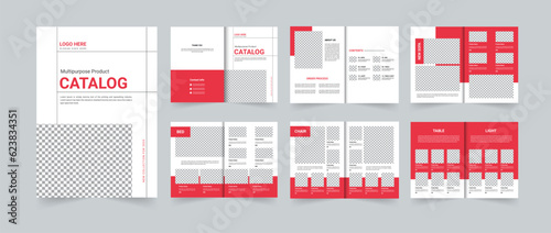 Multipurpose Product catalog design template A4 Size 12 Pages design